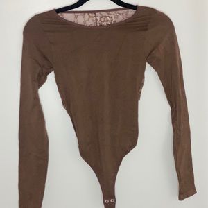 Fashion Nova long sleeve bodysuit